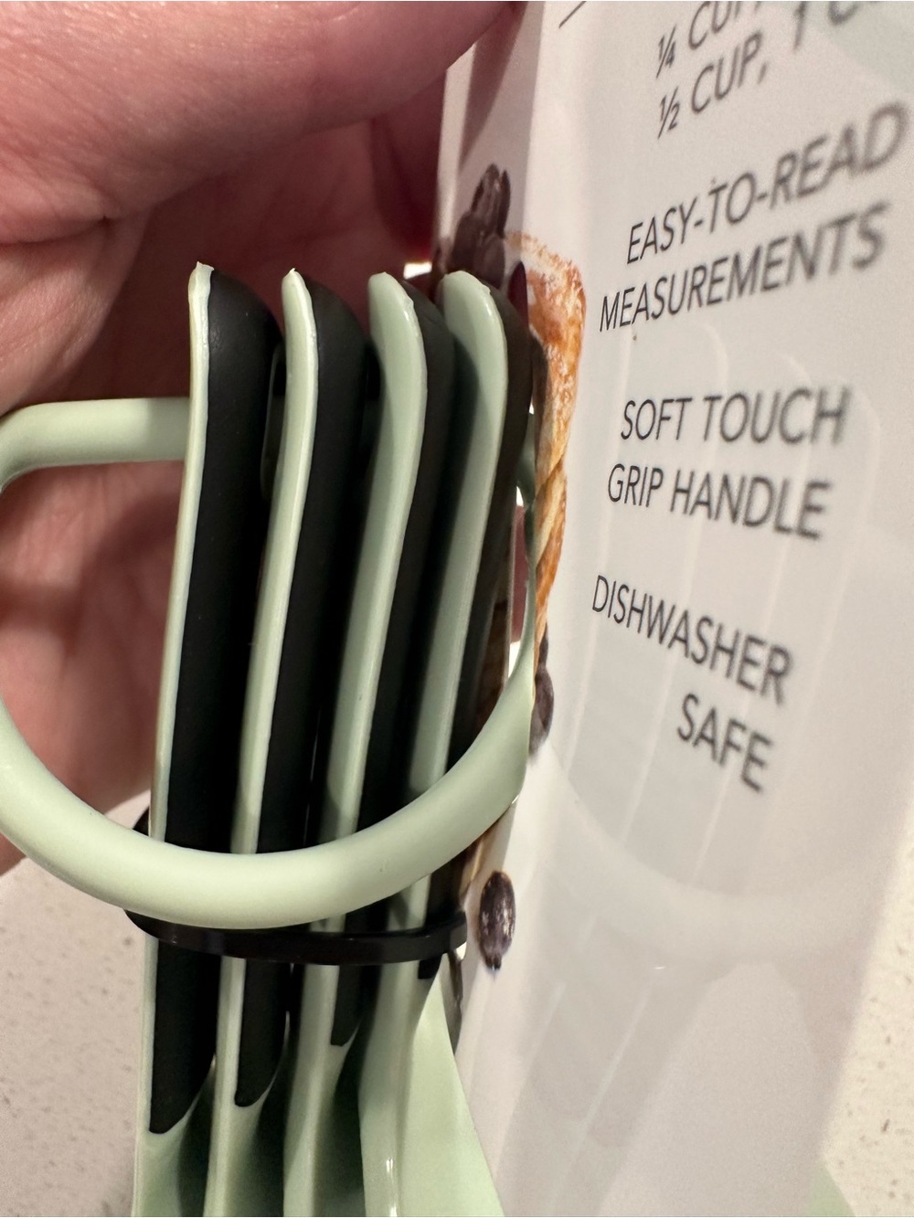KitchenAid Sage Green 4-Piece Measuring Cup Set - Picture 4 of 7